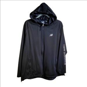 NWOT New Balance Windbreaker/Raincoat With Reflective & Zippered Pockets